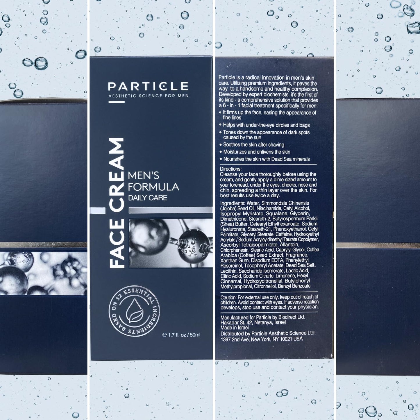 Particle Face Cream The 6-in-1 anti-aging cream for men that fixes eye bags, dark spots and wrinkles