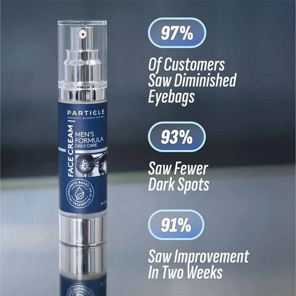 Particle Face Cream The 6-in-1 anti-aging cream for men that fixes eye bags, dark spots and wrinkles